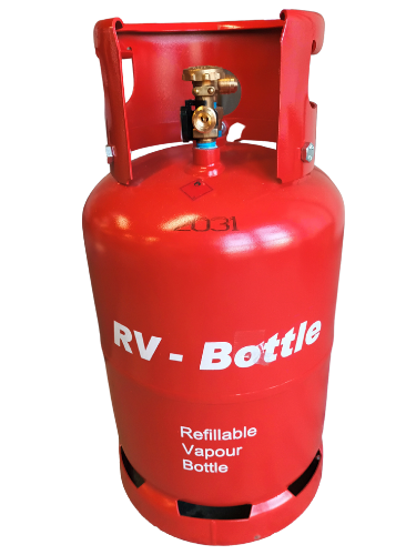 12 kg RV gas fyldeflasker i stål 