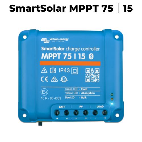 SmartSolar MPPT 75│15 solcelle lade regulator