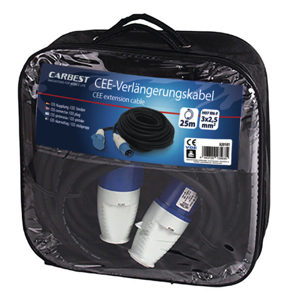 Forlængerkabel CEE 230V 25m