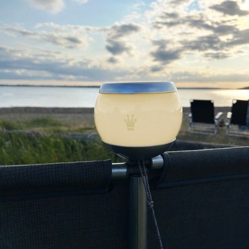 Isabella solcellelampe til læsejl