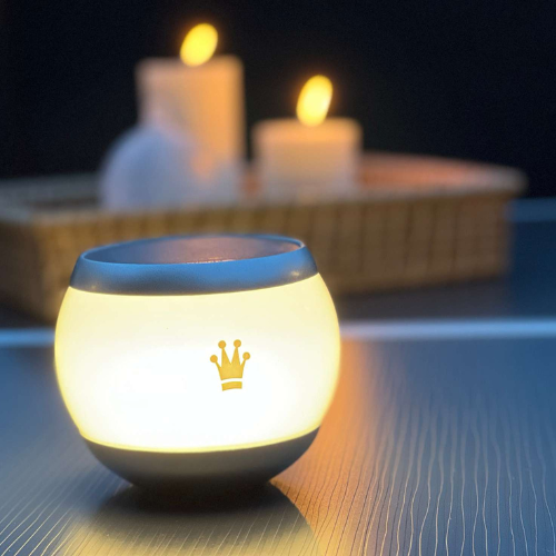 hyggebelysning med solcellelampe