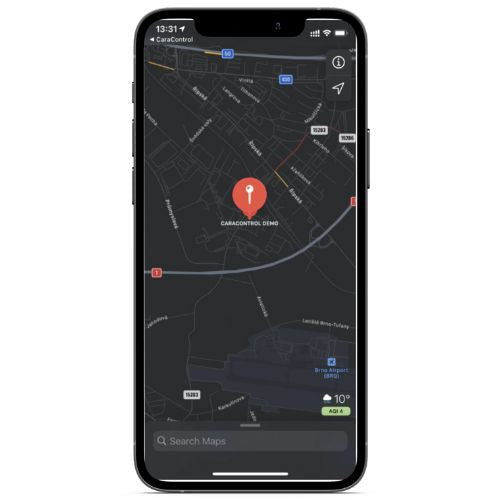 CaraControl navigation via app