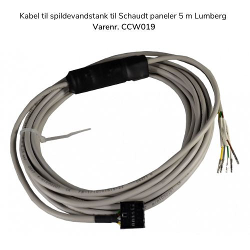 CaraControl  Kable til spildevandstank til Schaudt paneler 5 m Lumberg