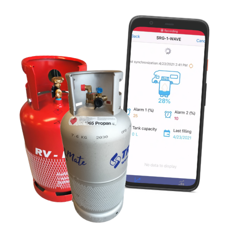 Appen DIMES og LPG gas fyldetanke