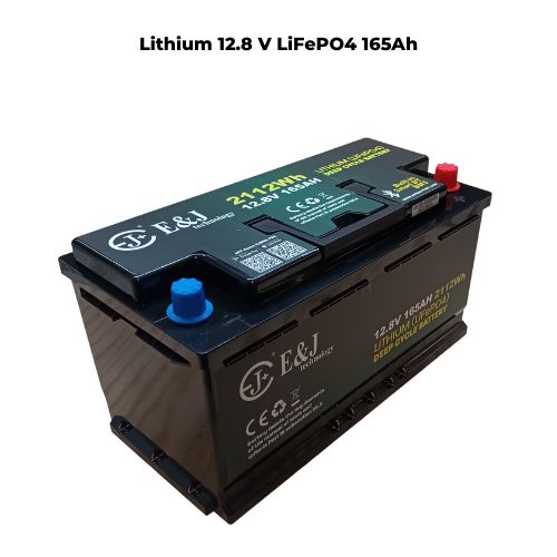 165Ah lithium batteri med Bluetooth