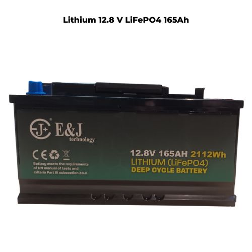 165Ah lithium batteri med Bluetooth forsiden