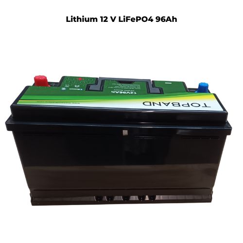 96Ah lithium batteri bagside